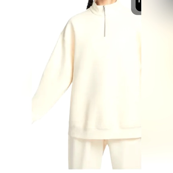 Nike Solo Swoosh Oversized Unisex Fleece Quarter Zip Sweater XXL - Picture 1 of 5